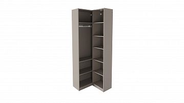 Гардеробная Keep (Кип), угловой модуль 53*236*35, модуль 75*236*35, набор 3, цвет Бежевый дымчатый